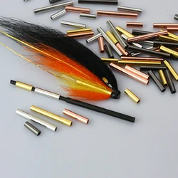 1/8 Inch Brass Metal Tubes Fly Tying Materials US Tubes -Fits: 2.2mm or 1.8mm Inner Tube-50pcs per pack