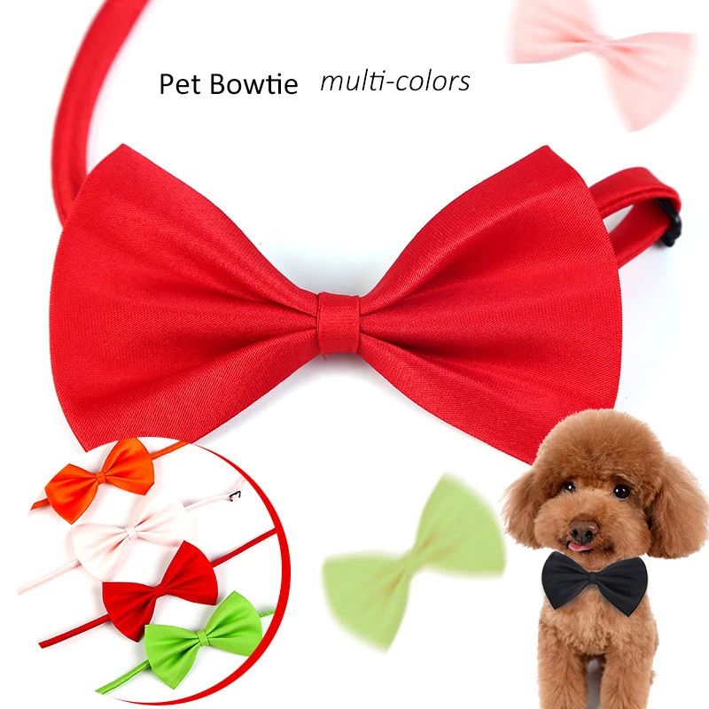 

Dog Bow Tie Butterfly For Dogs Strap For Cat Collar Adjustable Pet Ribbon Grooming Butterfly Neck Tie Kitten Collar Dog Supplies