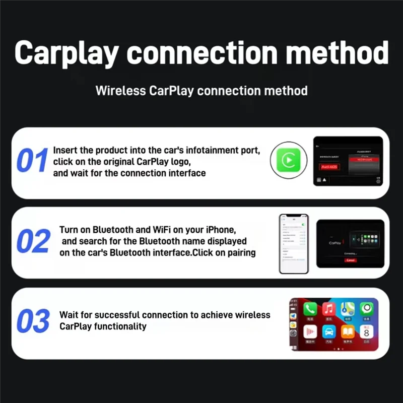 Изысканный автомобильный USB Ai Box 2-в-1 беспроводной Carplay Android Auto адаптер автомобильный Smart Ai Box автомобильный про