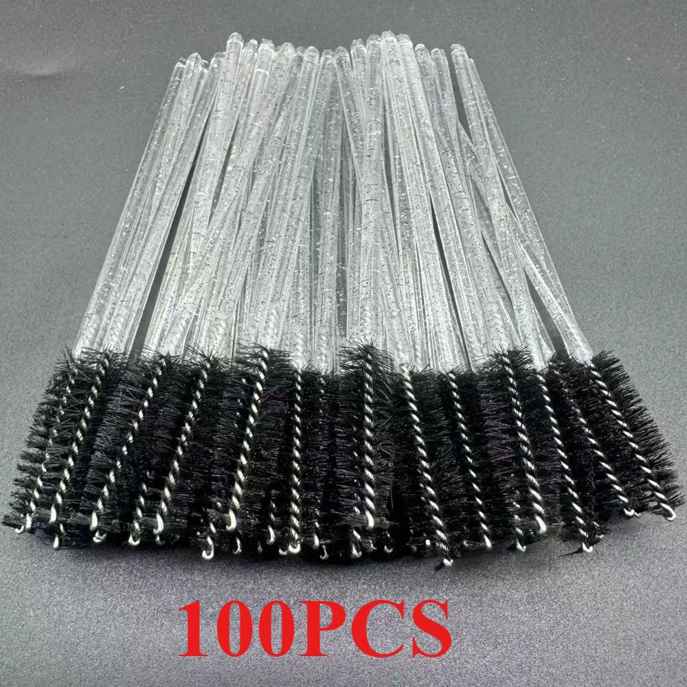 Groothandel 100/500/1000 Stuks Spoolies Voor Wenkbrauw Beauty Tools Wimper Extension Kleurrijke Wegwerp Mascara Wands wimper Borstel
