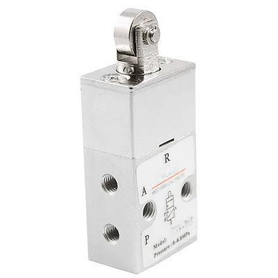 Válvula mecânica de rolo vertical solenóide de 2 posições e 3 vias