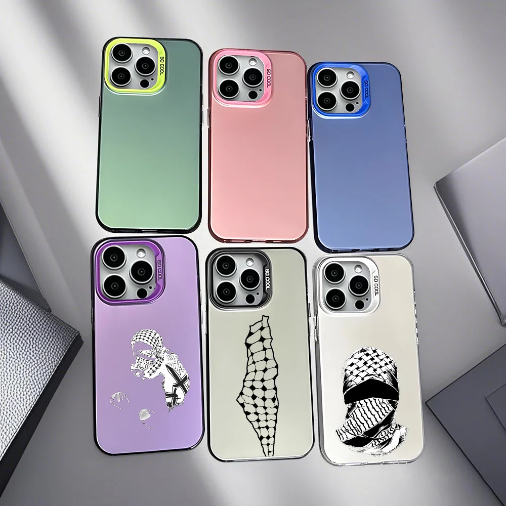 

Hot Hattah Keffiyeh Phone Case For iPhone 16,15,14,13,12,11,Pro,Max,Plus,Mini,XS Anti Fall Matte Hard Bumper Back Cover