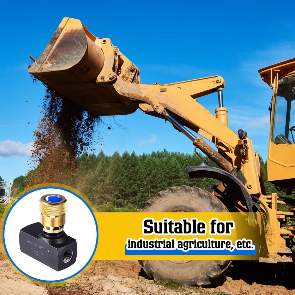 Hydraulic Flow Control Needle Valve Carbon Steel with Leak Resistant Seal and Precise Adjustment Knob for Industrial Use