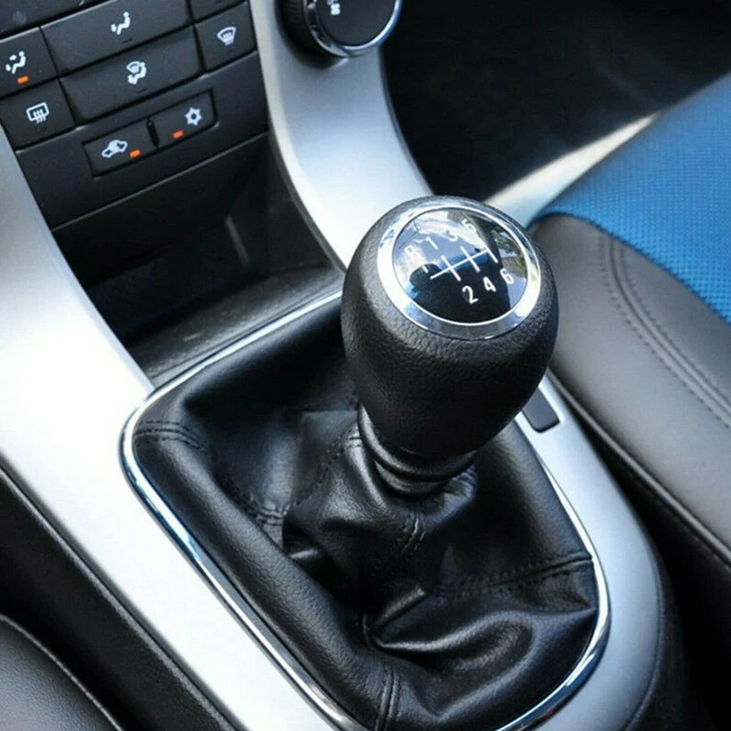 6 Speed Gear Stick Shift Knob Gaiter Boot for Chevrolet Cruze 2008 -