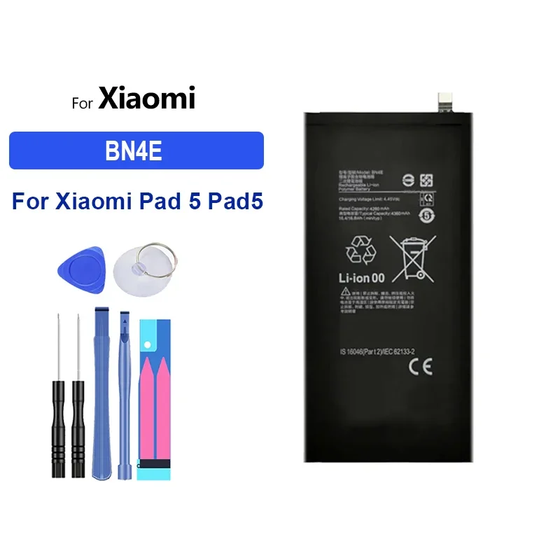 High Capacity Battery BN4E BN4D 4300mAh For Xiaomi Pad 5 Pro Portable batteries