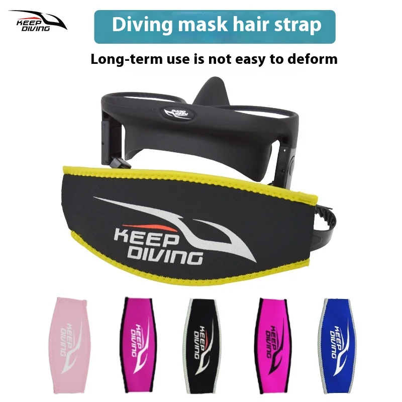 

Dive Goggle Hair Ties Snorkeling Technical Diving Anti-tangle Sticky Hair Protector Pads Adult Scuba Free Diving Hair Ties