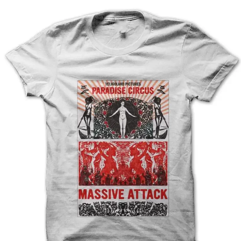 Massive Attack Paradise Circus T Shirt Full Size S 5XL