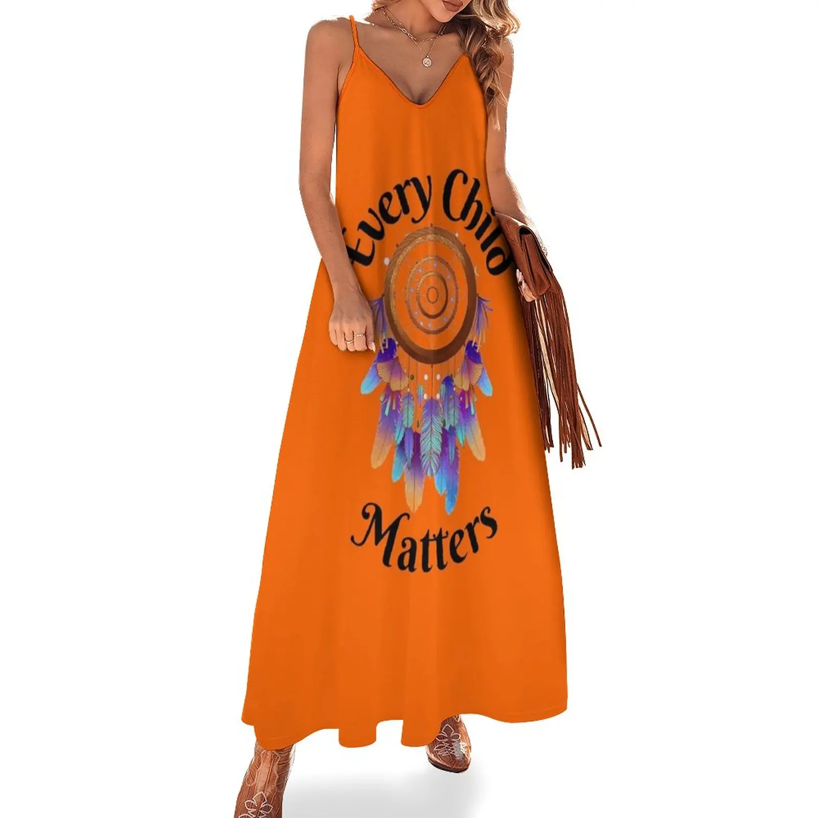 

Every Child matters product Sleeveless Dress women's luxury party dress elegant dress prom