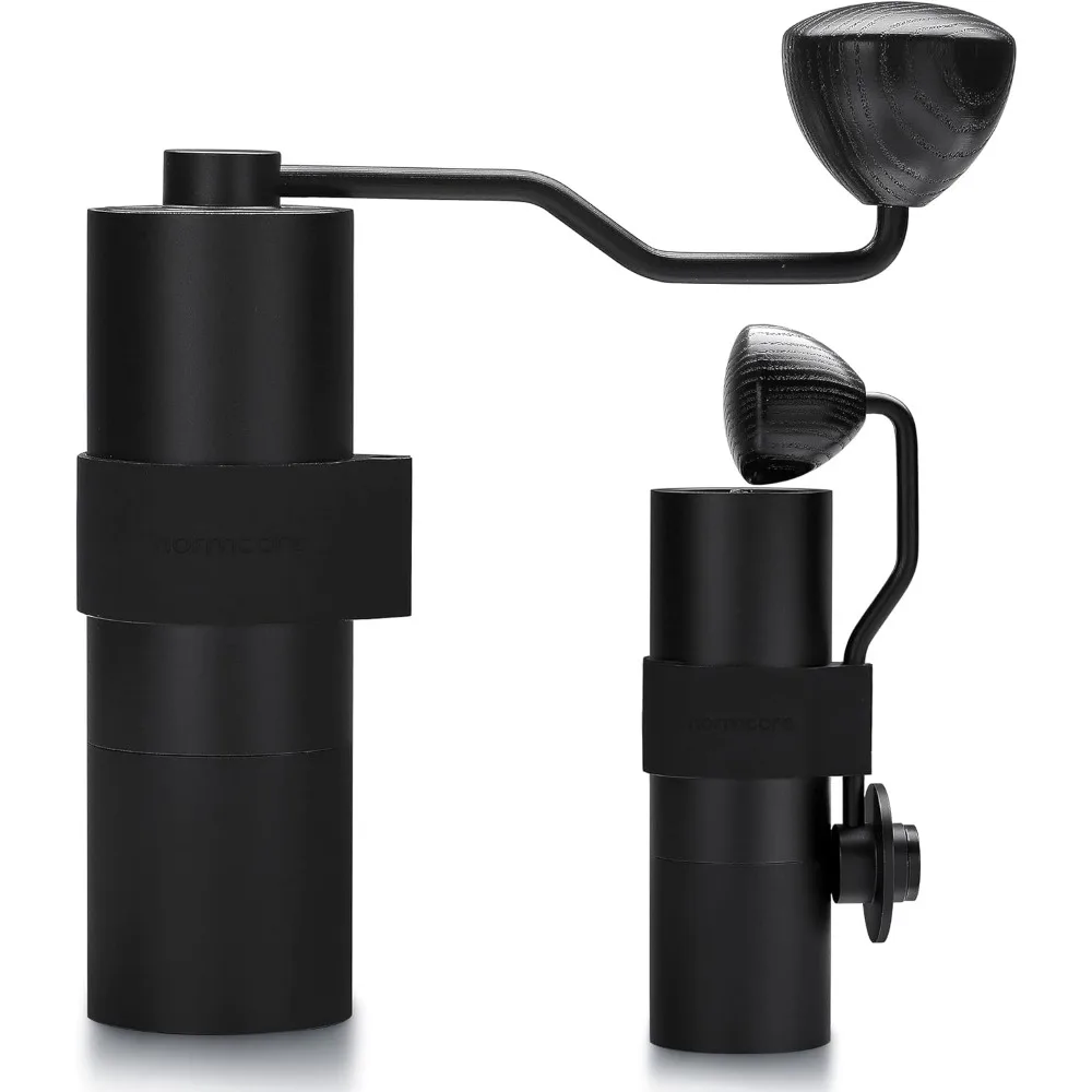 

Stainless Steel 38mm Conical Burr Hand Coffee Grinder - Adjustable Normcore Manual V2 Model