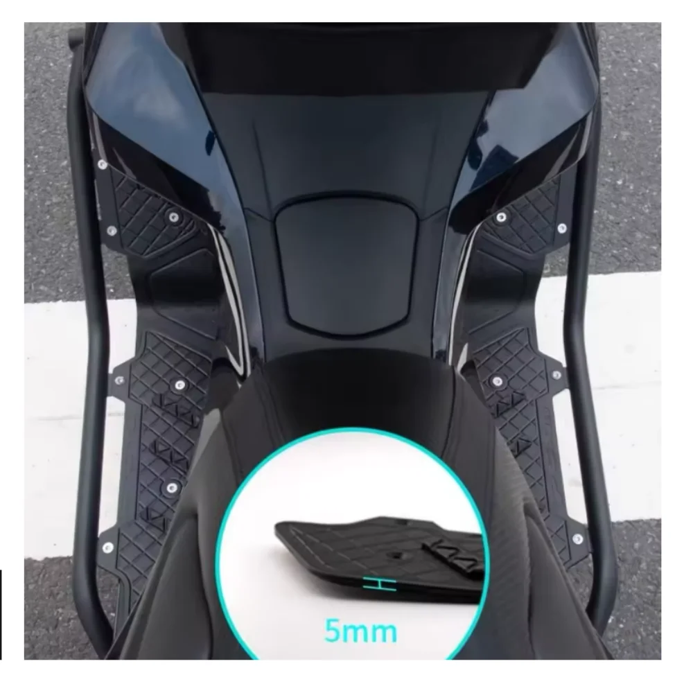 Modified thickened foot pedals, stainless steel anti-fall bumper, and integrated bumper accessories for Honda 2020-2025 PCX160