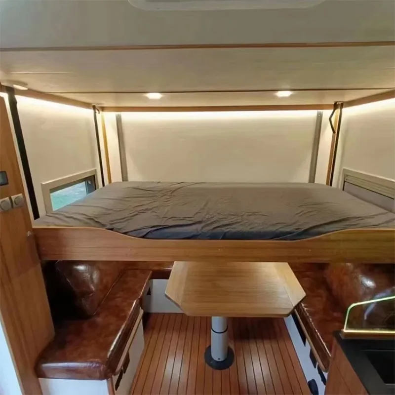 2025 OEM مرسيدس بنز فان نظام السرير الكهربائي مع شريحة خشبية إطار ألومنيوم عالي القوة