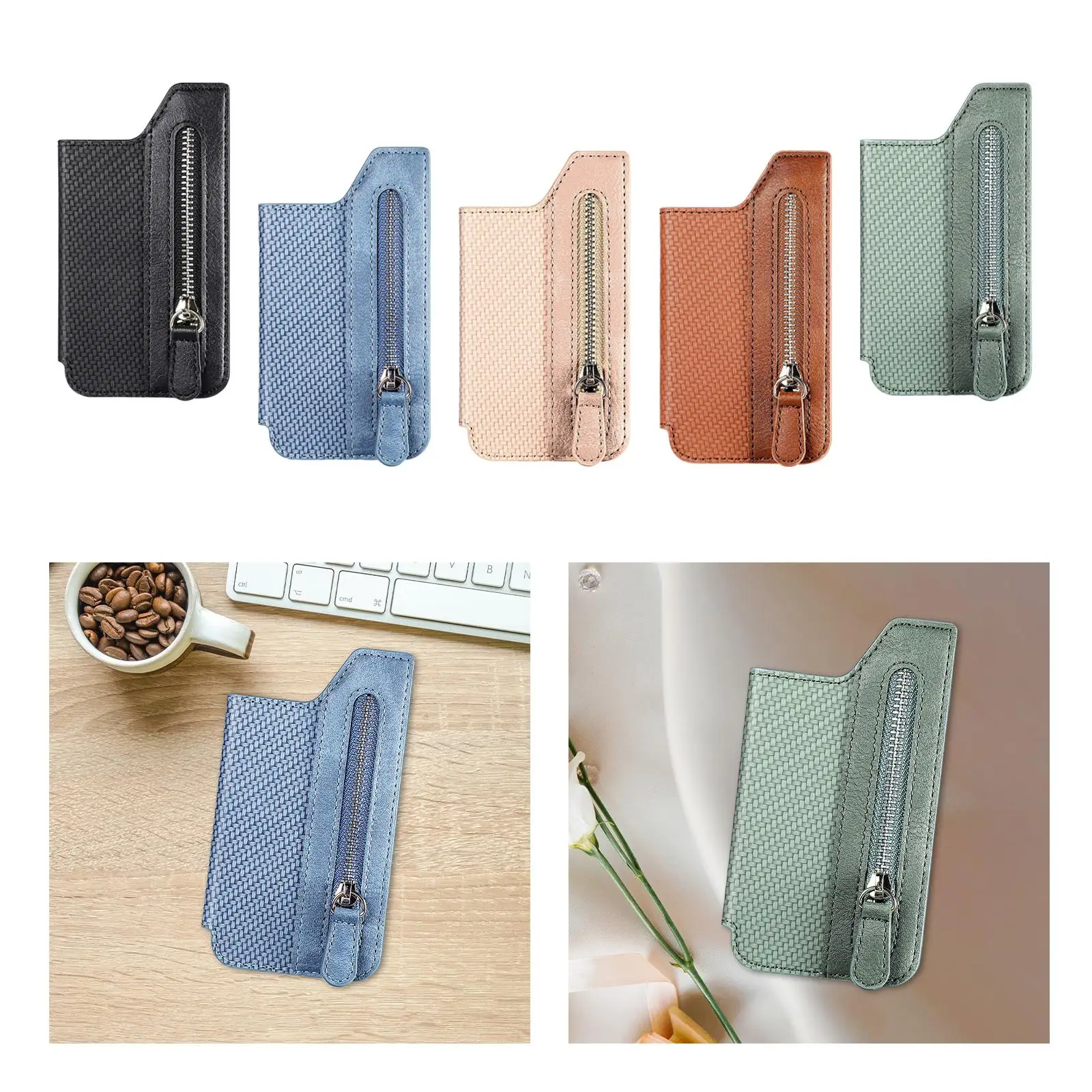 Custodia porta carte per telefono Custodia impermeabile per portafoglio Custodia magnetica per telefono