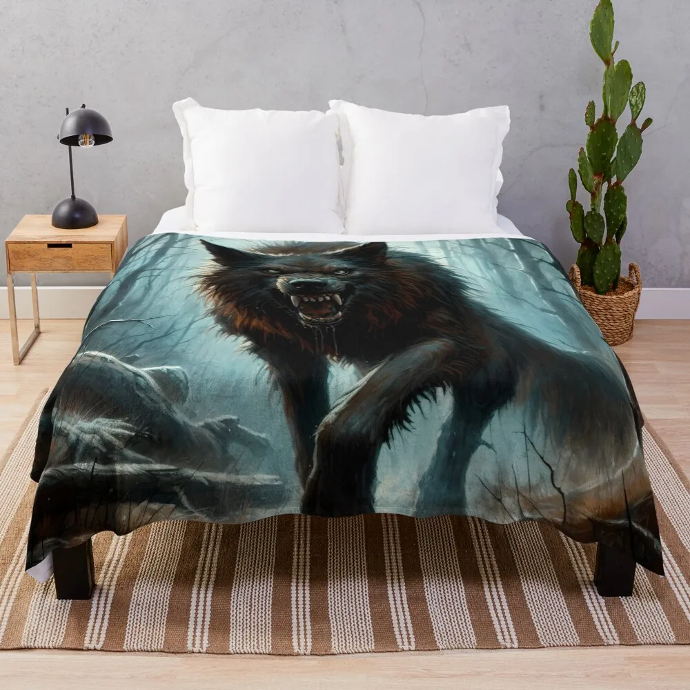 

Lycan Throw Blanket Flannels Thermals For Travel Blankets