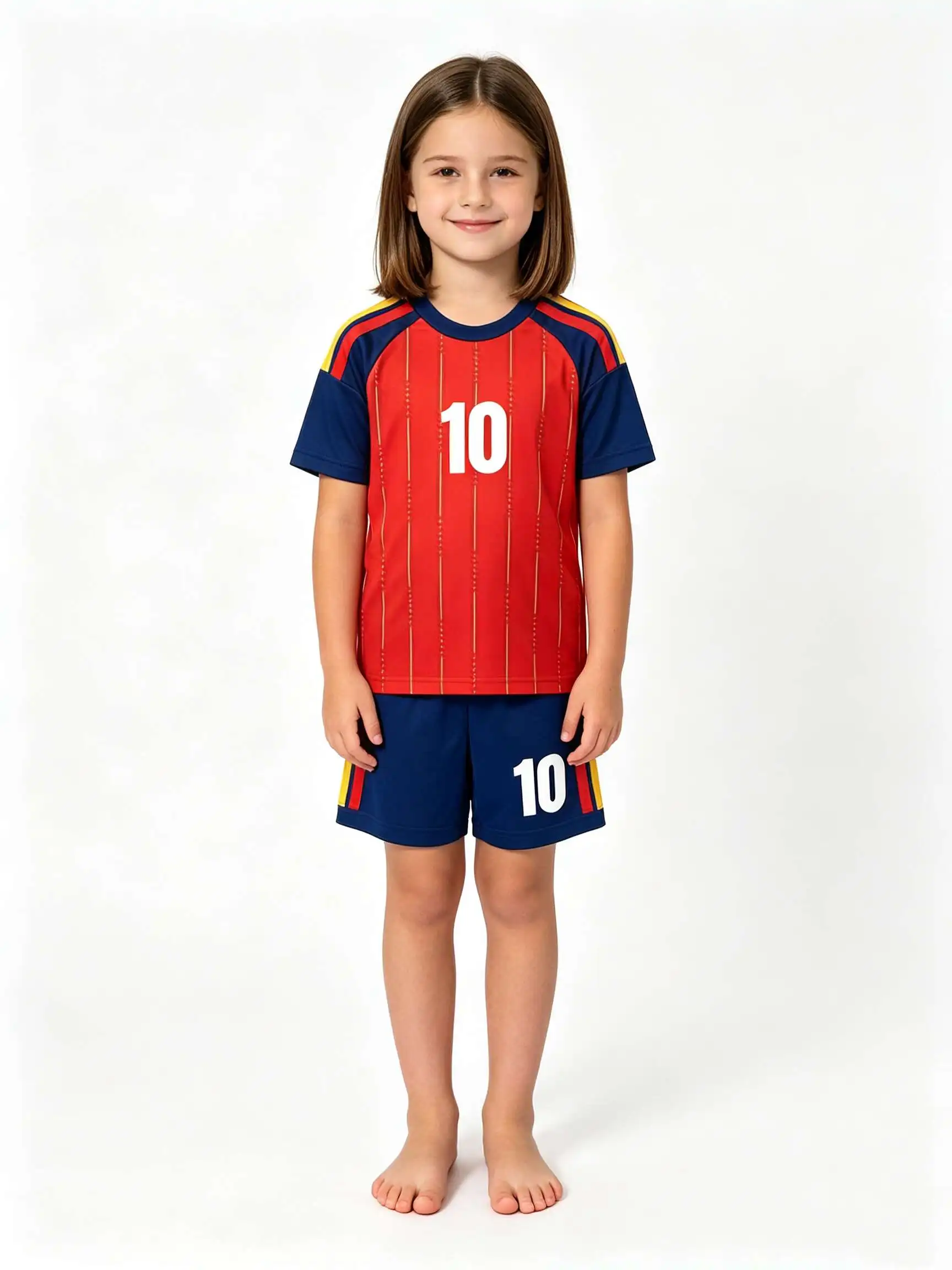 26/27 Unisex Blank Soccer Jersey Set, Kids & Adults Training Uniforms for School Sports, Running & Team Events No. 7 view 5