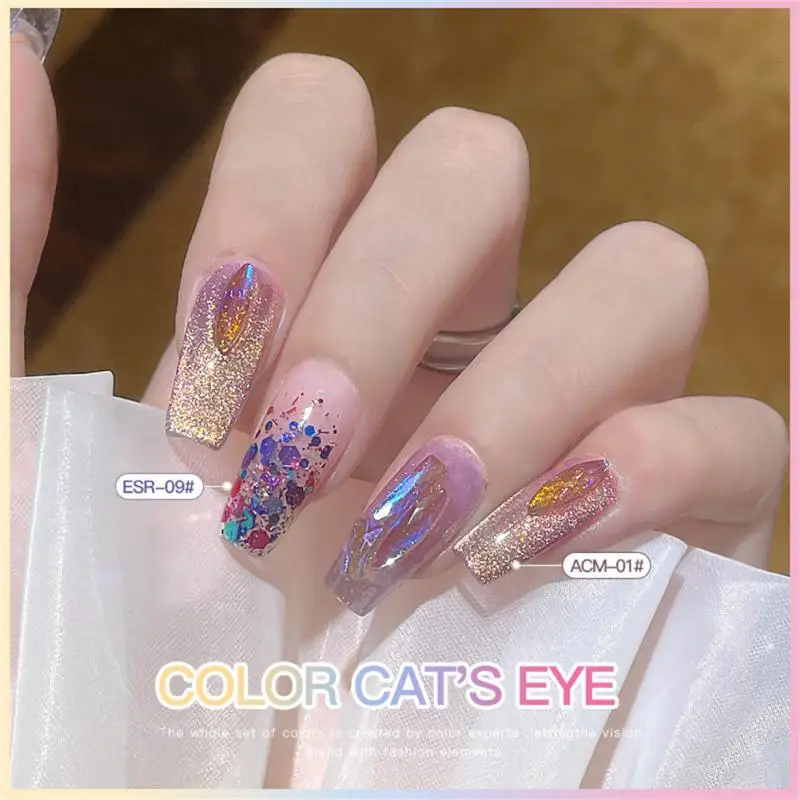 Nagellak Cat Eye Gel Semi Permanente Uv Vernis Gel Nail Art 8ML Glitter Effect Off Nagellak Gel voor Nagels Ontwerp TSLM1