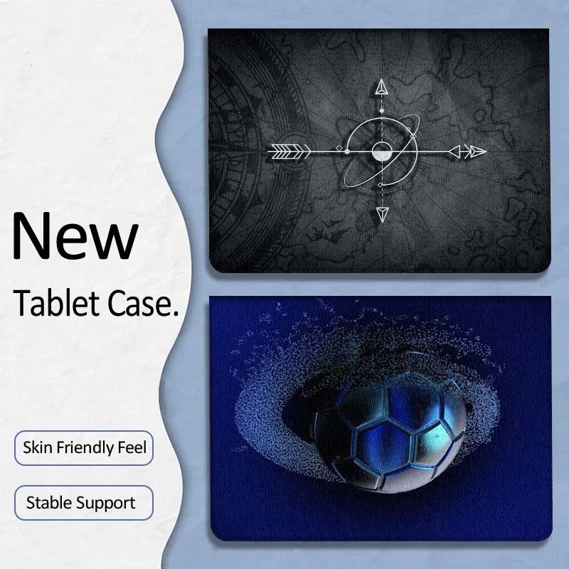 

Football Compass Art Popular Gift For Xiaoxin Lenovo Tab P12 Extreme Legion Y900 Idea Pro GT 12.1 2025 Foldable Tablet Case