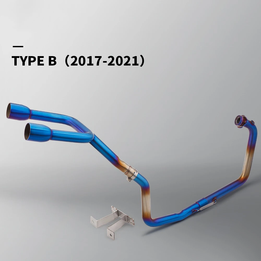 50.8MM Universal Motorcycle Full System Exhaust Escape Stainless Steel  Front Link Pipe For GSX150R GSXR150 GSX-S150 GSX S150