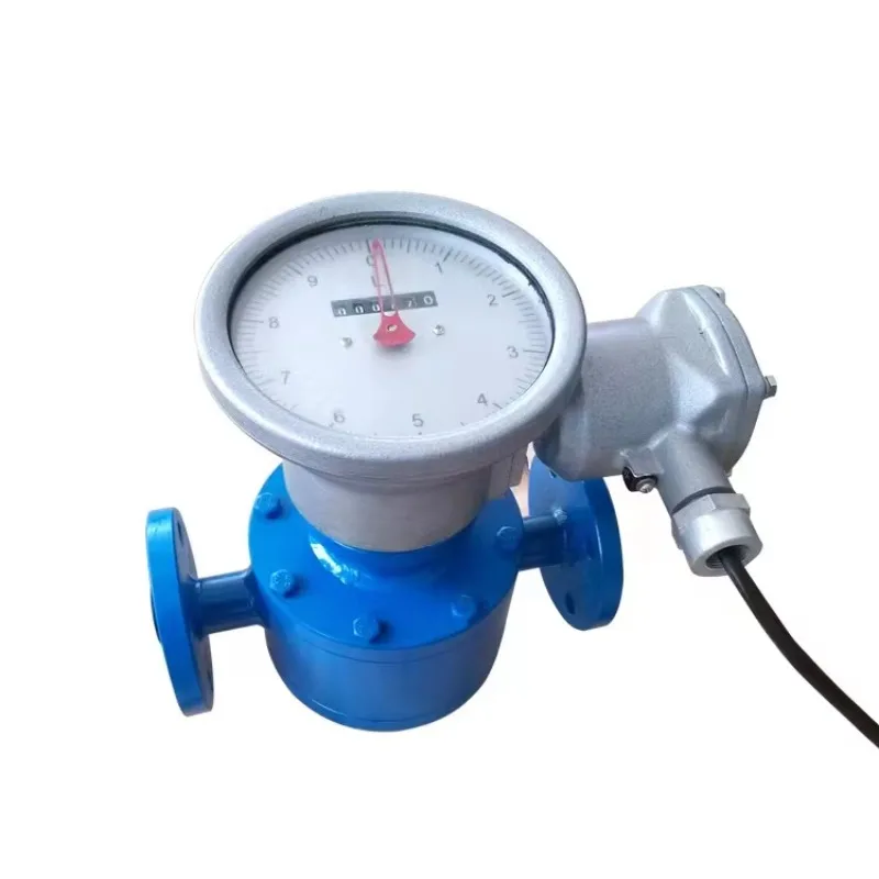 2026 Hot Sale Fuel Oil Flow Meter Oval Gear Flow Meter 0.2% High Accuracy DN20
