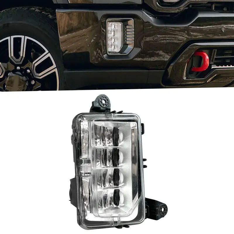 

84513247 Передняя правая светодиодная противотуманная фара 12 В, подходит для GMC Sierra 1500 2019 2020 2021 2022