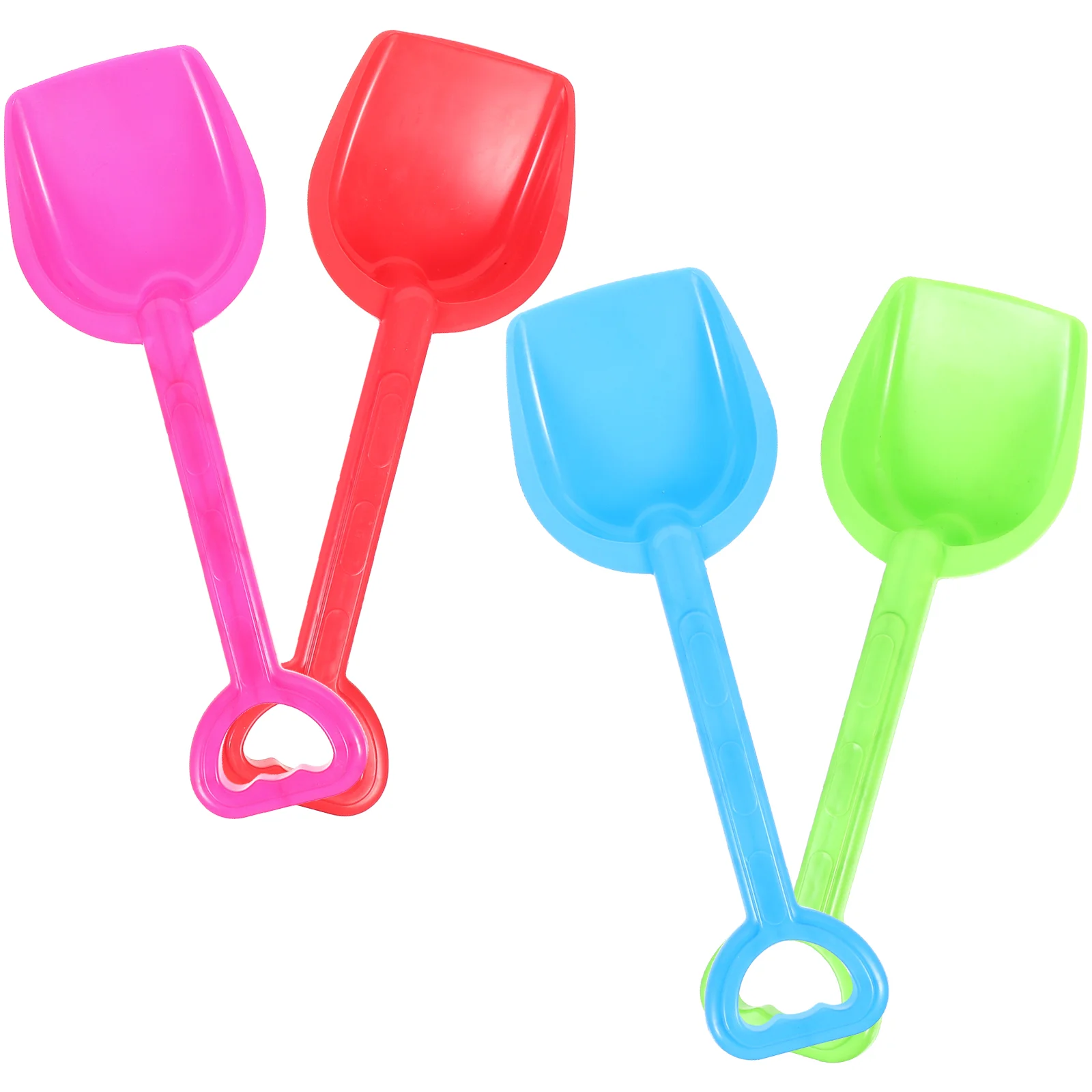 4 Pcs Beach Creative Sand Toys Shovels Kids Summer Lovely Plastic Digging