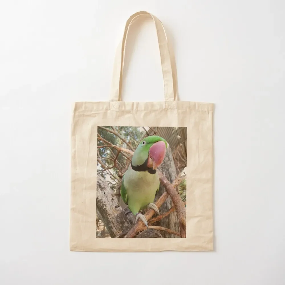 

Peel Zoo: Harry the Alexandrine Parrot Tote Bag bags for women tote bag