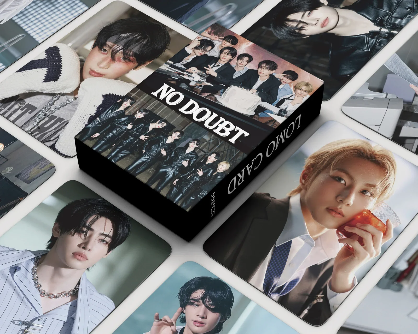 55Pcs KPOP Idol Boy New Album NO DOUBT HD Printd Photo Cards High Quality Lomo Cards JUNGWON HEESEUNG JAY JAKE Fans Gifts