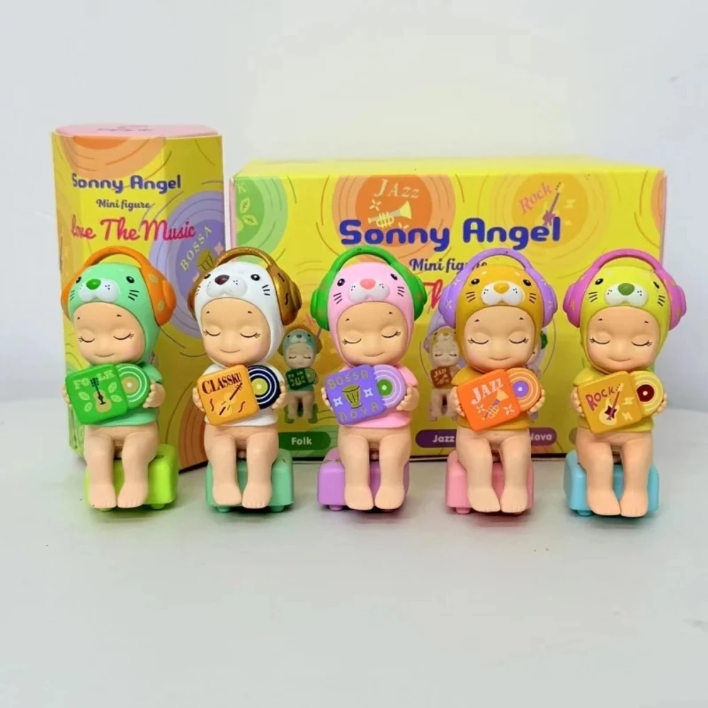 

Sonny Angel' Blind Box Toys Love The Music Series Anime Mini Figures Surprise Trendy Desktop Ornament Birthday Christmas Gift