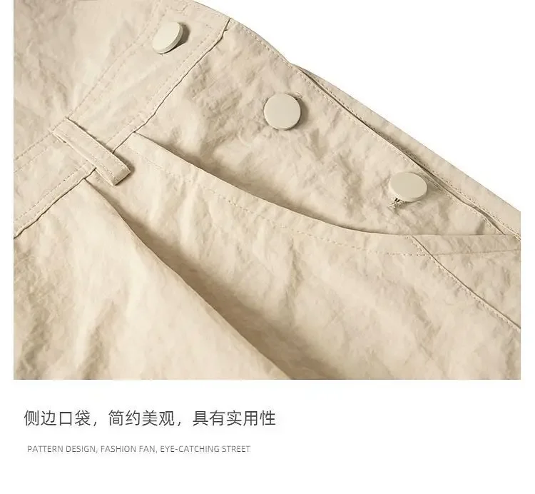 Summer New Women's Jumpsuit Loose Commuting Patchwork Workwear Overalls Jumpsuit