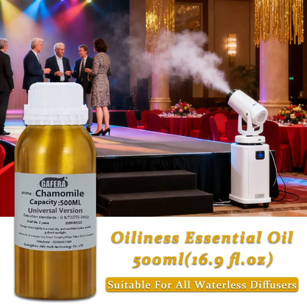 

GAFERA 500ml(16.9 fl.oz) Chamomile Essential Oil -For All Waterless Diffusers, Hotel/Club Diffuser Replenish Aromatherapy Oils