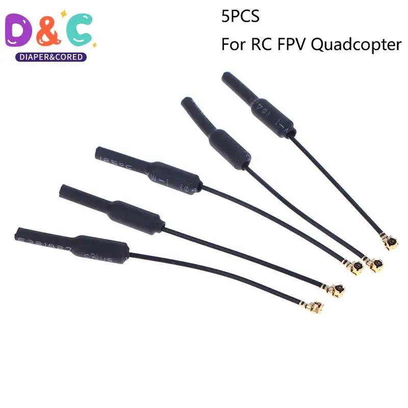 

5.8G 3DB UFL IPEX Omni Directional 70mm Brass Soft FPV Antenna for RC FPV Quadcopter Racing Freestyle Tinywhoop Drones DIY Parts