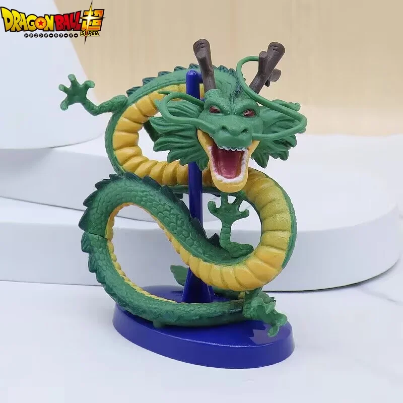 Dragon Ball Cyan Dragon Handmade Model Figure Shenron Decoration Z Anime Dragon Doll Toys Decoration Birthday Gift Model Ornamnt