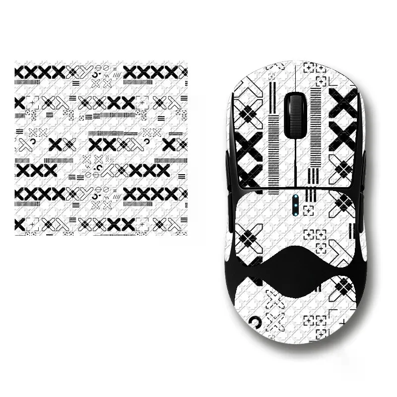 Universal Anti-Slip Mouse Sticker DIY Sweat-Proof Mouse Grip Tape Wear-Resistant Gaming Mouse Sticker 15*14.8cm