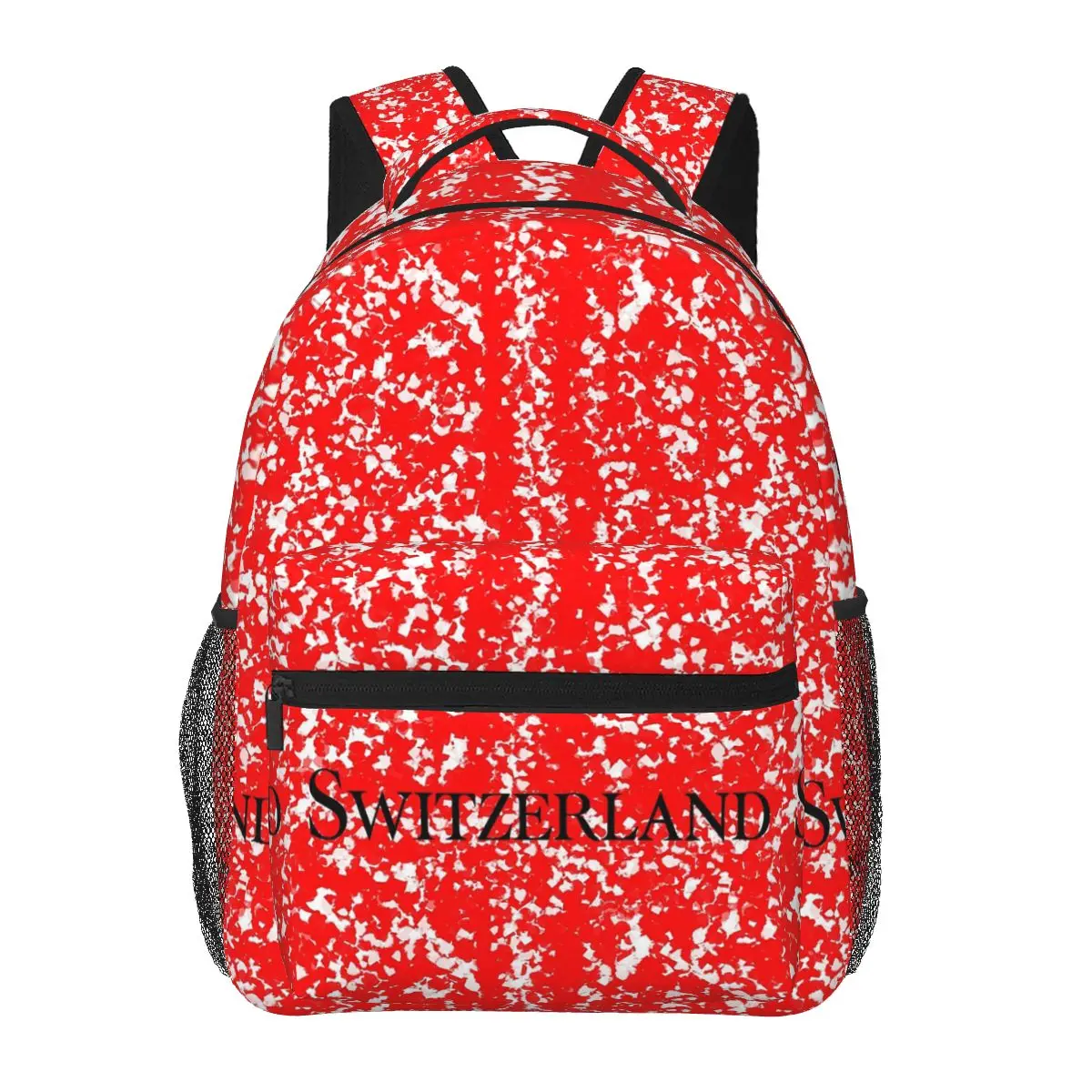 Swiss suíça bandeira mochilas meninos meninas bookbag estudantes sacos de escola dos desenhos animados mochila de viagem bolsa de ombro grande capacidade