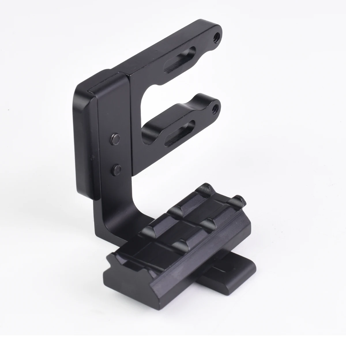 Speelgoedlaser boog en pijl beugel aluminiumlegering metalen beugelbasis, speelgoedvizierbasis