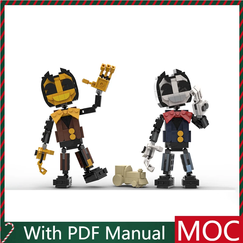 

492 PCS Hot Selling MOC Cartoon Character Set Model Modular Building Blocks Kids Assembly Display Toys Festival Surprise Gift