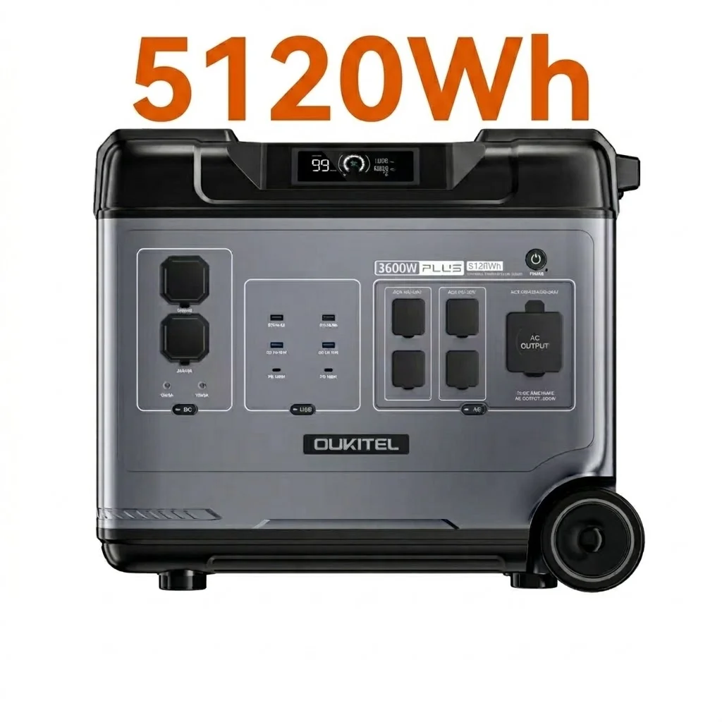 3600W 6000W Battery Lifepo4 Estacion De Carga Solar Generator APP Control Portable Power Stations