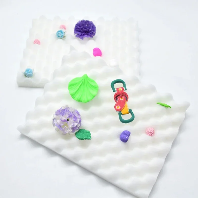 

2 шт., губка для помадки для торта, сахарного цветка, коврики для инструментов, коврик для формирования губки, паста, форма для выпечки, инструмент, пенопластовые подушечки для сушки