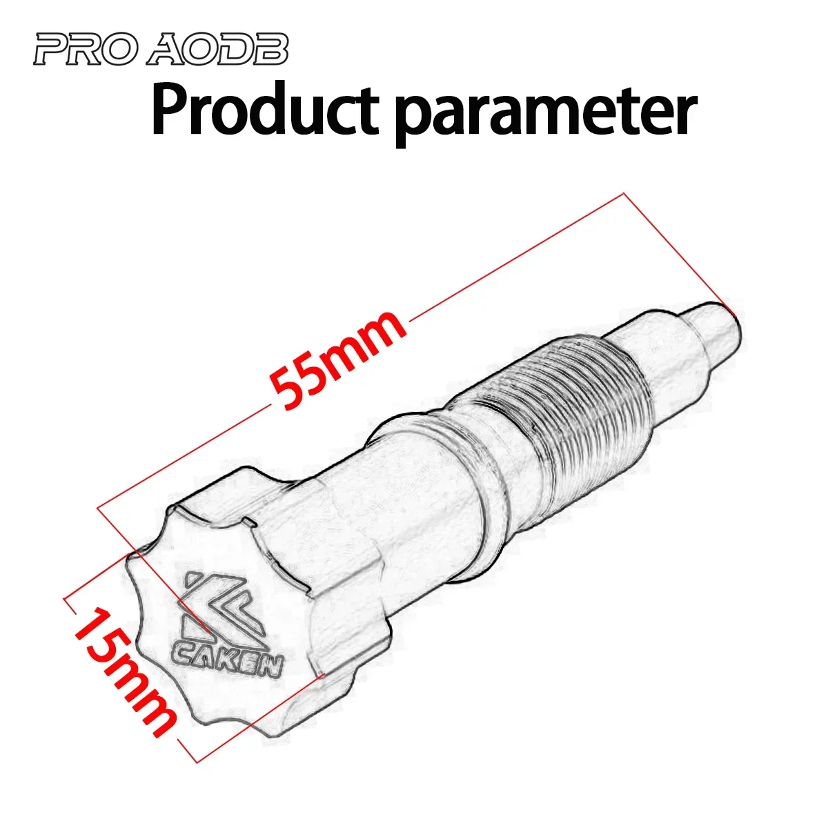 Motorcycle modification accessories CNC aluminum alloy carburetor throttle mixing screws For KTM EXC250 EXC300 For Husqvarna TC