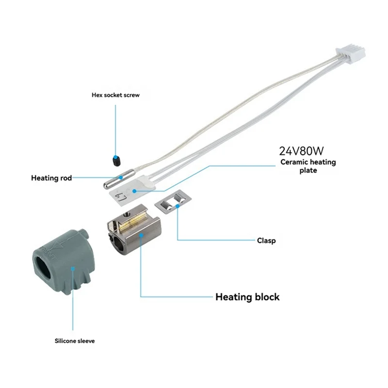 

TA-закаленная сталь, аксессуары для 3D-принтеров Hotend для Anycubic Kobra 3 Max, для Kobra 3 Max Combo, быстросменное сопло, сопло 0,6 мм