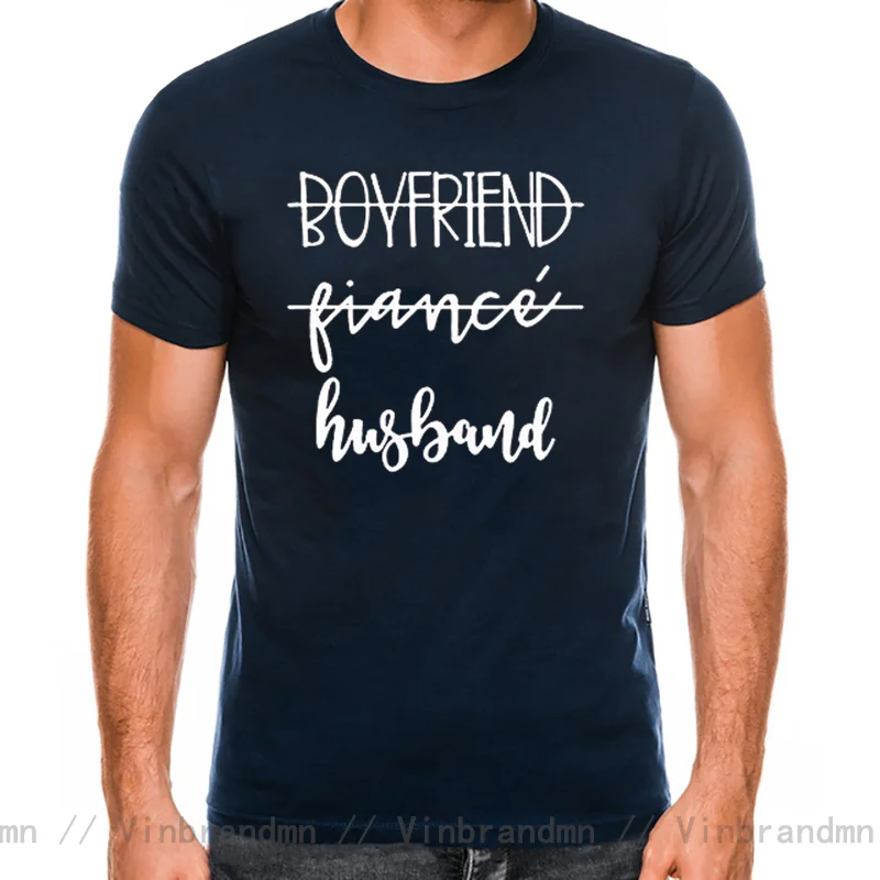 Boyfriend Fiance Husband T-Shirt Girlfriend Fiancee Wife T shirts Mr White Mrs Tumblr Engagement Gift Fiance Bachelorette TShirt