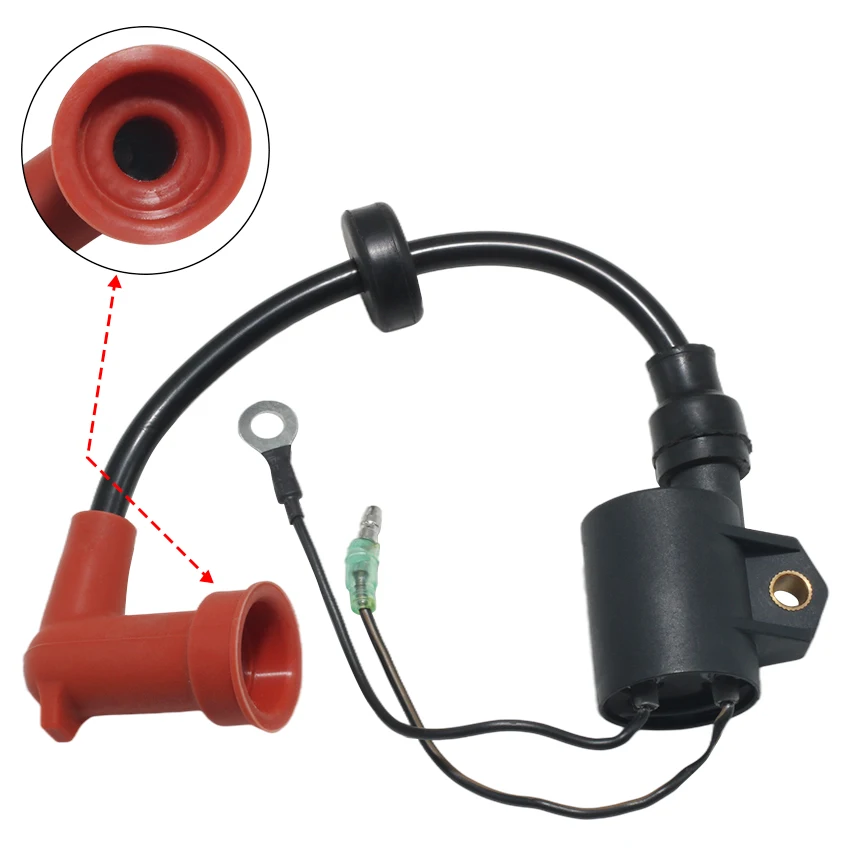 

Motorcycle Boat Ignition Coil Assy For Yamaha 20HP 20 1994-2012 25HP 25 1994-2016 30HP 30 1998-2012 61N-85570-00 61N-85570-10