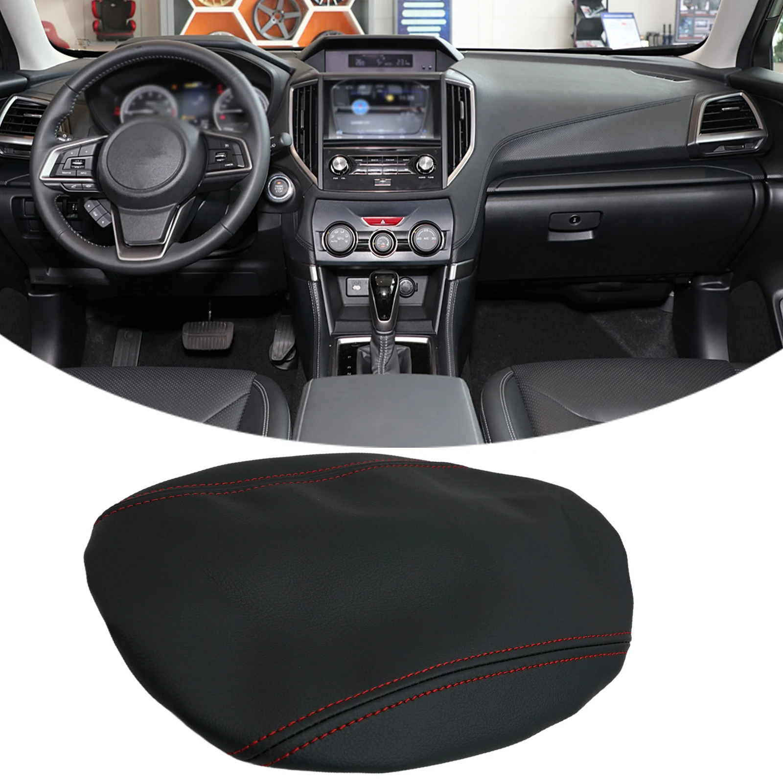 

Кожаный чехол на подлокотник центральной консоли, совместимый с моделями Forester 2025+, обеспечивает надеждую внутреннюю защиту.