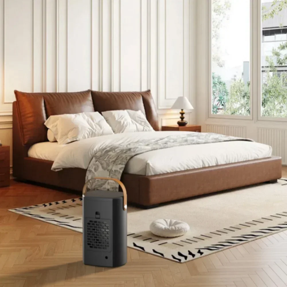 Portable 1500W PTC Fan Heater with Remote and 70 Degree Oscillation Featuring Overheat and Tip Over Safety Features