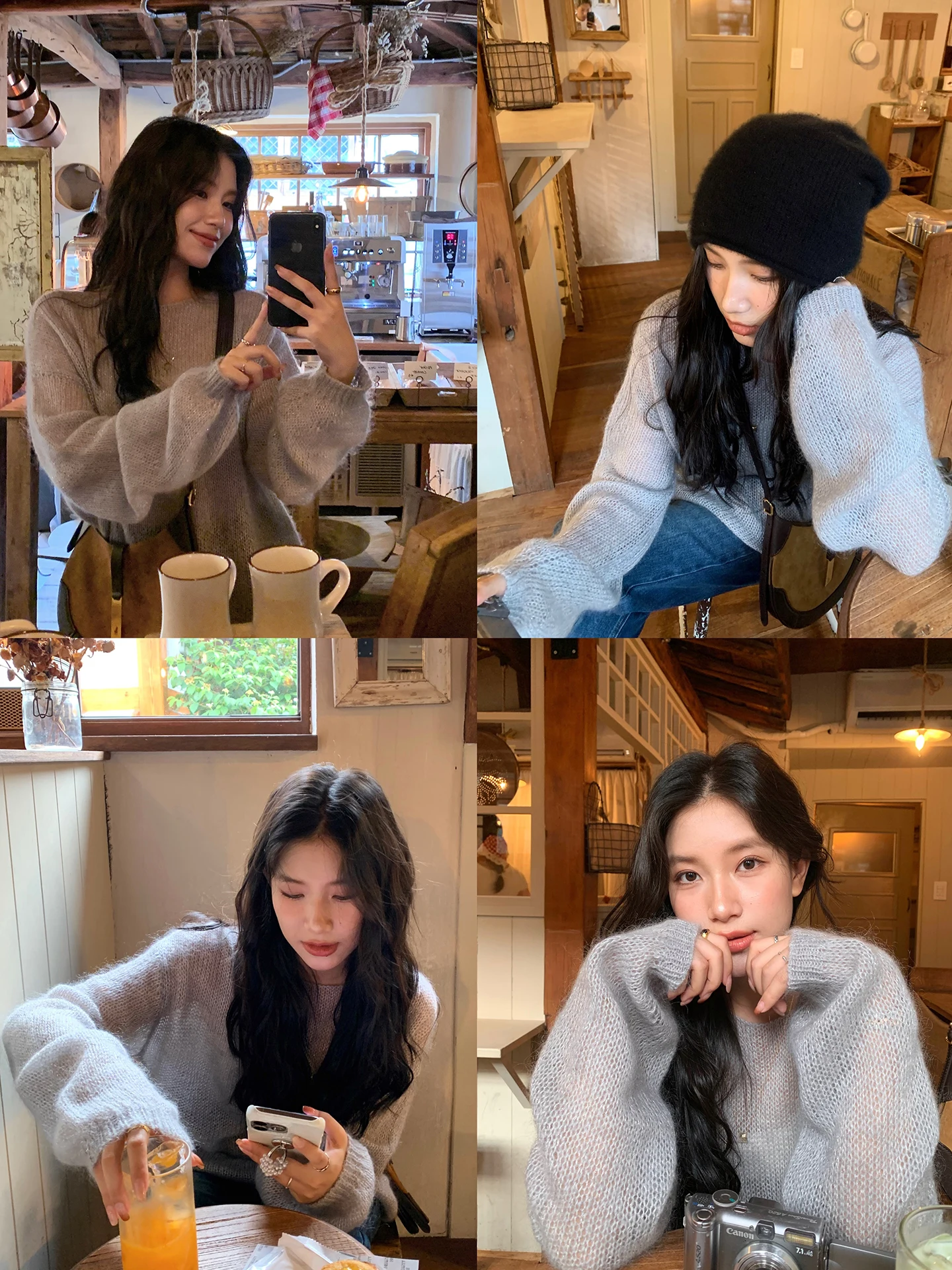 

DaqianwithU женский свитер Lazy Sle из нежной ткани, микропрозрачная шерстяная смесь, длинный свек, стандартный крой, для поездок на работу, мода