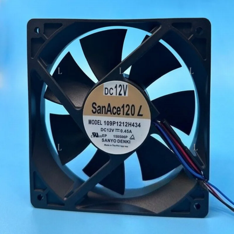 

L для корпуса Sanyo 109P1212H434 промышленный охлаждающий вентилятор бесшумный 12 В 0,45 А 3-контактный 12025