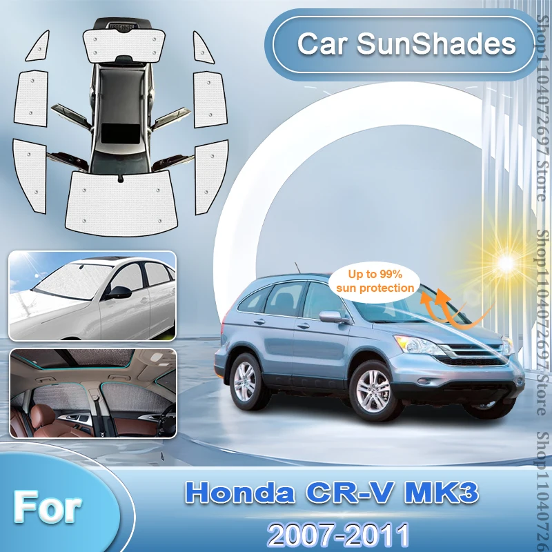 

Full Coverages Sunshades For Honda CR V 2007 -2011 CR-V CRV 2008 2009 2010 Retractable Protection Sunscreen Auto Shade Car Tool