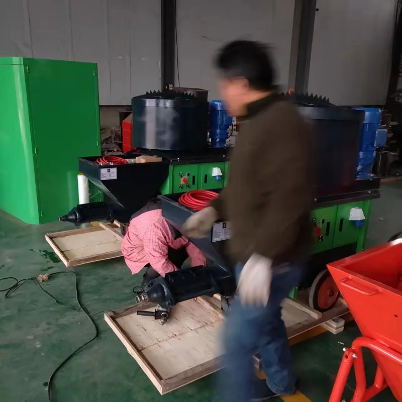 

Factory Supply Mortar Spraying Machine New Portable Building Construction Plastering Mortar Spraying Machine for South Africa