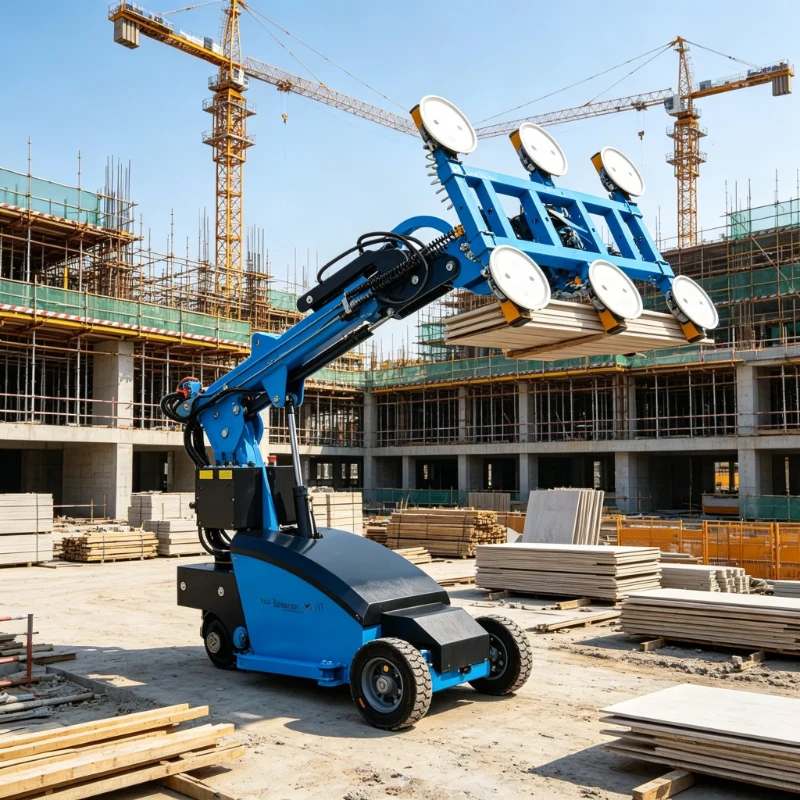 Smart Vacuum Glass Lifter Robotic Installation System Customized Heavy Load Capacity for Commercial Building Projects