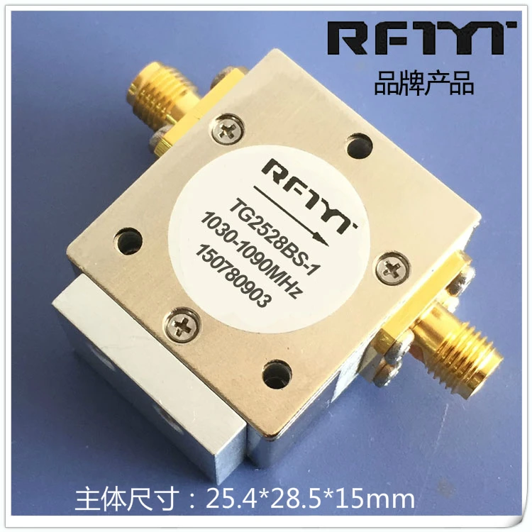 TH2528XS for 1030-1090MHz Ferrite Microwave Communication RF Isolator RFTYT 1060MHz