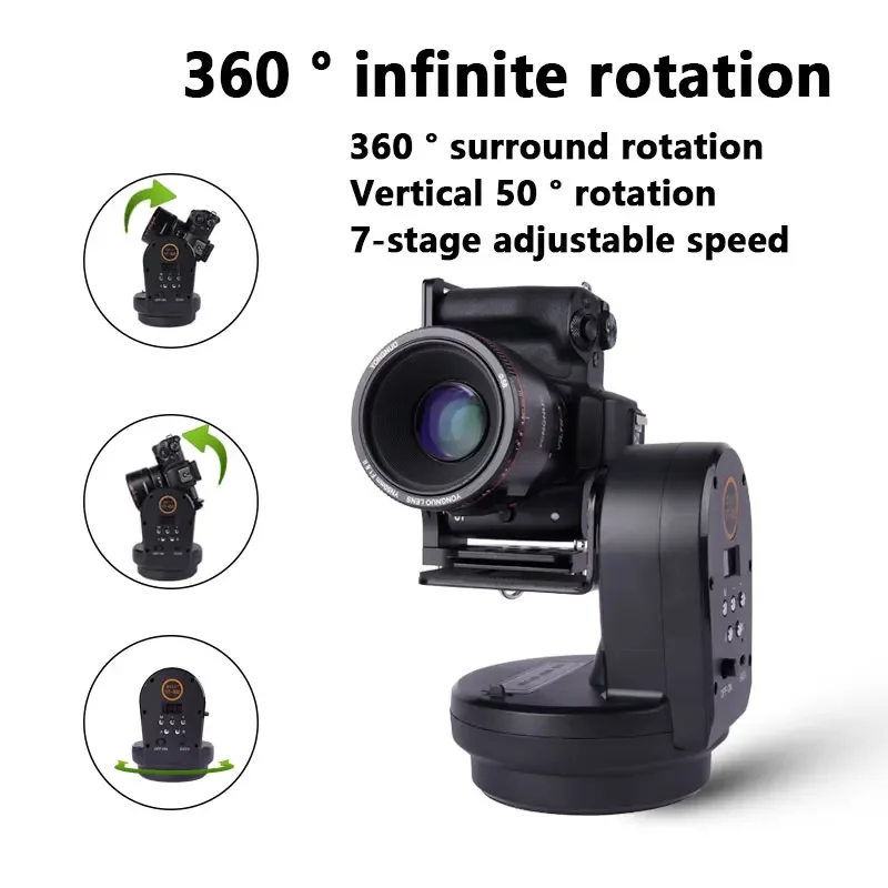 YT800 Remote Control Motorized Head for Live Panoramic Stabilizer Video Streaming on Micromanager Mobile Phone Load Capacity 1kg